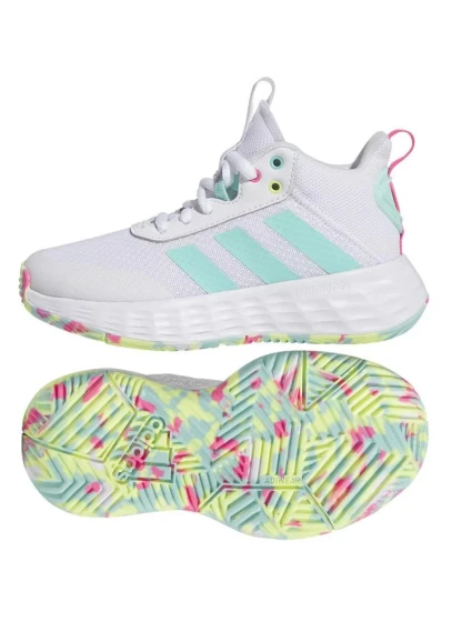 Junior Basketbalová obuv / tenisky 2.0 Jr Bílá mix  model 19048953 - ADIDAS