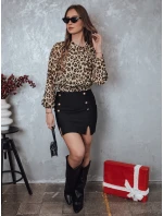 dámská oversize halenka s leopardím vzorem model 21982070 - Dstreet
