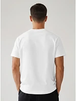 Pánske tričko oversize s nápisom I DON'T CARE white FashionStreet NX1044R Pánske tričko oversize s nápisom I DON'T CARE white FashionStreet NX1044R