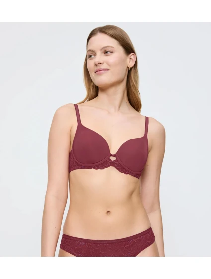 Dámska podprsenka Amourette Charm T Bra WHP01 - bordová 6926 - TRIUMPH