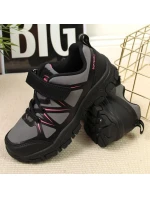 Club Jr model 17559859 šedé trekové boty na suchý zip - American