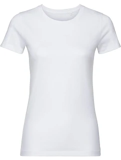 Russell Athletic 108F Dámske tričko Pure Organic 10.108F biele