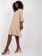 Dámske šaty-D73761M30214A2-béžové