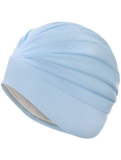 AQUA SPEED Plavecká čiapka Turban Svetlo modrý vzor 02