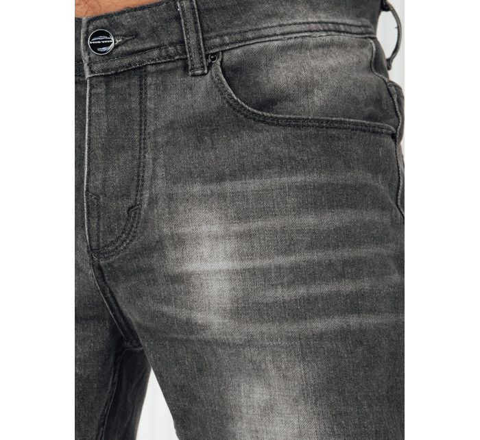 Pánske svetlosivé džínsové nohavice Dstreet UX4228