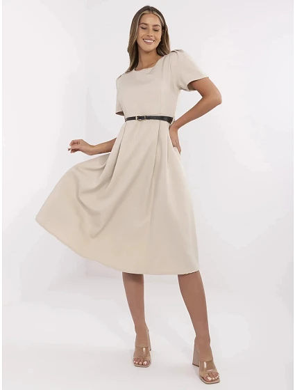 Dámské šaty MI SK A2328.41 béžové - FPrice