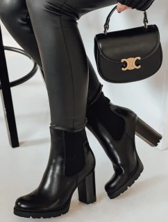 Dámske topánky CHICMOVE na podpätku čierne FashionStreet ZY0578