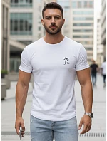 Tshirt męski z nadrukiem klasyczny biały model 22186887 - FashionStreet