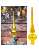 VÝŠKA VRCHOLU VIANOČNÉHO STROMČEKA 25 CM ZLATÁ