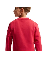 Dětská mikina Sportswear Club Fleece, červená, model 22309988 - NIKE Dětská mikina Sportswear Club Fleece, červená, model 22309988 - NIKE