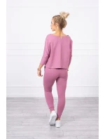 Sada s potlačou Queen tmavo ružová Sada s potlačou Queen tmavo ružová