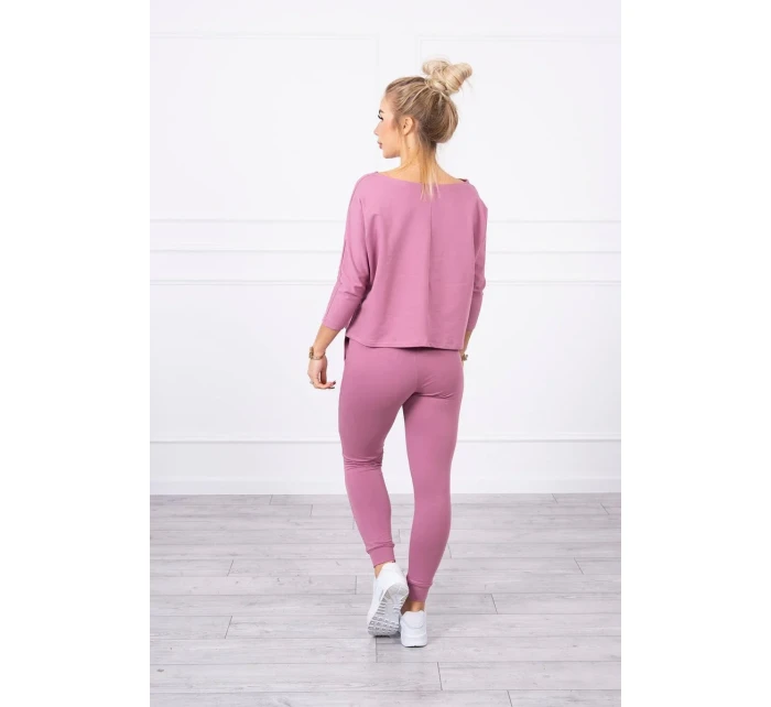 Sada s potlačou Queen tmavo ružová Sada s potlačou Queen tmavo ružová