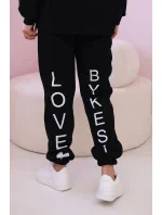 Bavlnená súprava s čiernou potlačou