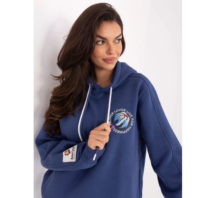 Mikina D10600BK02784A tmavomodrá