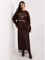 Mikina MJ BL H2519.34 tmavohnedá Mikina MJ BL H2519.34 tmavohnedá