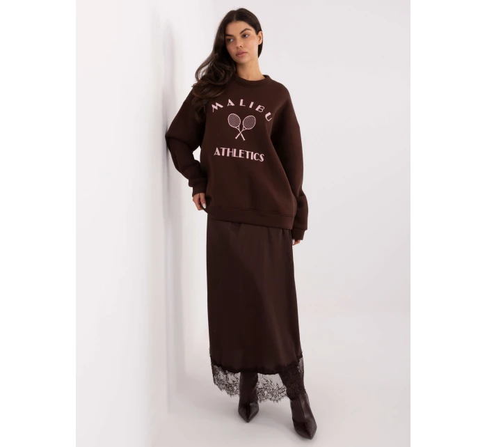 Mikina MJ BL H2519.34 tmavohnedá Mikina MJ BL H2519.34 tmavohnedá