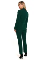 Bunda s kapsou a klopou lahvově zelená model 17652552 - Makover