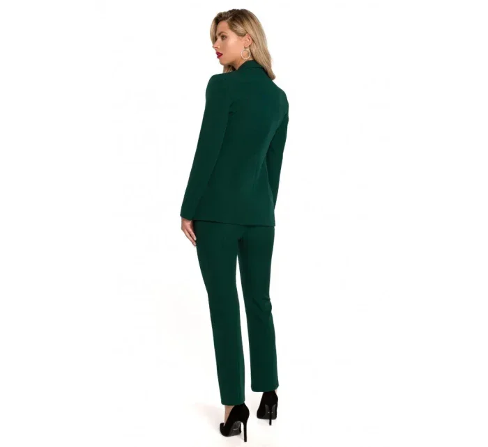 Bunda s kapsou a klopou lahvově zelená model 17652552 - Makover