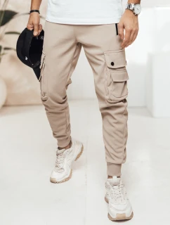 FashionStreet pánske cargo nohavice khaki UX4470