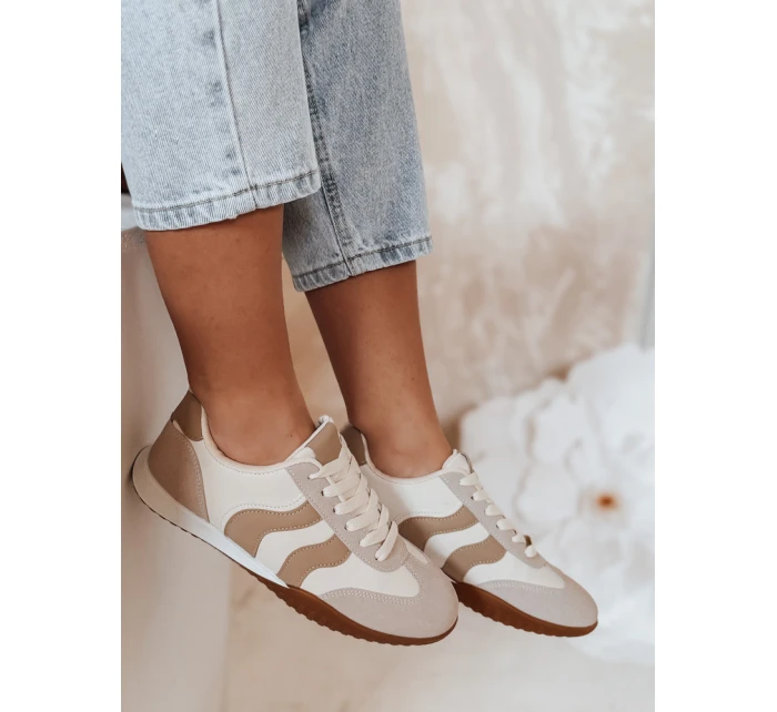 Dámské béžové boty model 21984820 - Dstreet