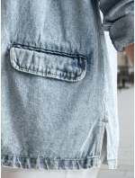 Dámská oversize džínová bunda modrá Dstreet model 21988205 - FashionStreet