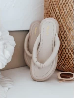 Dámské žabky beige model 21990301 - Dstreet