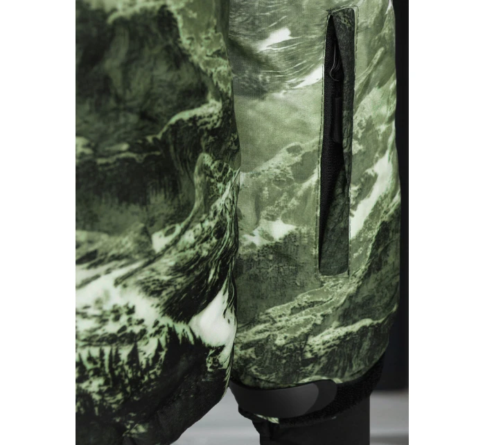 Pánská zimní lyžařská bunda zelená Dstreet model 21995669 - FashionStreet Pánská zimní lyžařská bunda zelená Dstreet model 21995669 - FashionStreet