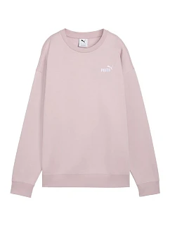 Dámska mikina Puma ESS Small No. 1 Logo Relaxed Crew, ružová, 633268 49