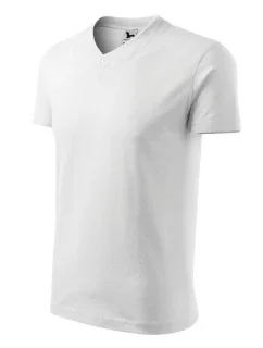 Tričko s výstřihem do V M model 18688434 bílá - Malfini