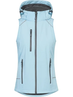 Dámská 3vrstvá softshellová vesta 40. ice blue model 22517336 - Promodoro