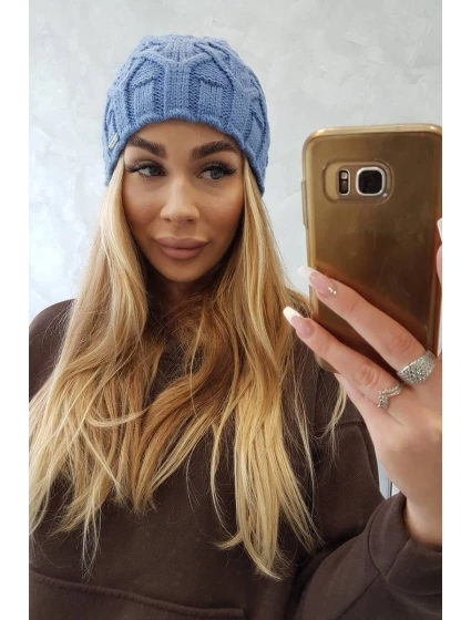 Sonia model 18749889 džínová fleecová čepice - K-Fashion