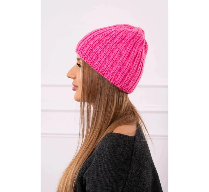 Dámská čepice Rebeka model 21798573 pink neon - K-Fashion Dámská čepice Rebeka model 21798573 pink neon - K-Fashion
