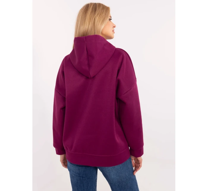 Mikina DHJ BL A8695.65P fialová Mikina DHJ BL A8695.65P fialová