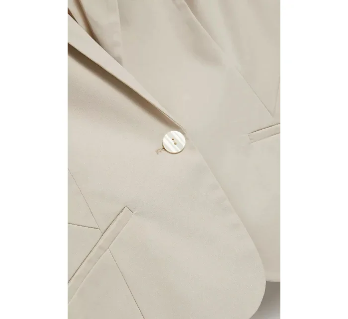 Dámska bunda L-MR-4310L Light beige - MOODO