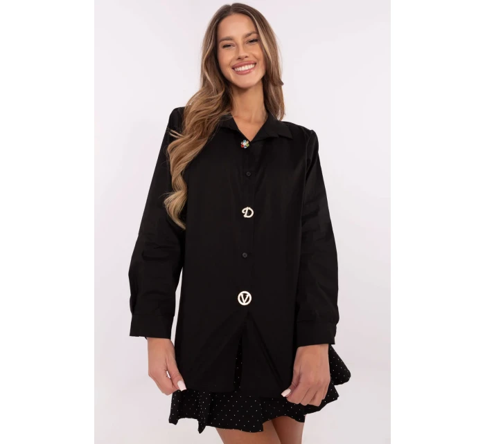 Košeľa s dlhým rukávom model 204396 Taliansko Moda