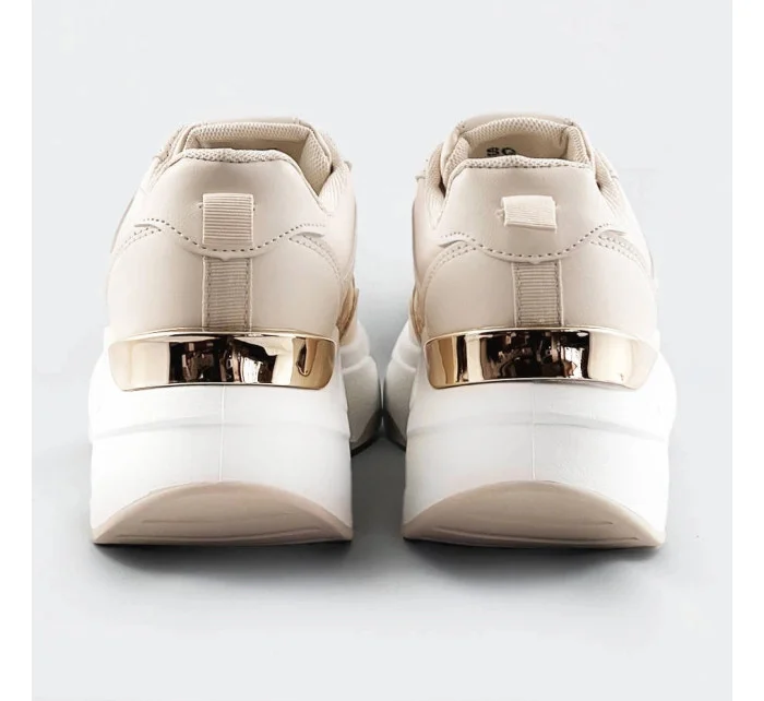 Béžové dámské sportovní boty model 17273267 - Mix Feel Béžové dámské sportovní boty model 17273267 - Mix Feel