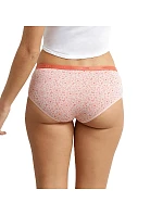 Dámské bavlněné kalhotky 3 ks DIM LES POCKETS COTTON BOXER 3x - DIM - smetanová