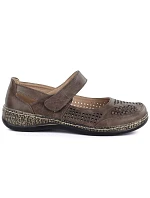 Dámske ažurové topánky na suchý zips fango Unisoft 7026 Dámske ažurové topánky na suchý zips fango Unisoft 7026