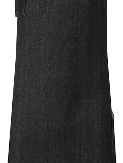 PR 122 Zástěra s laclem a kapsami  black denim model 22452055 - Premier