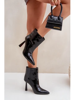 Lakované Boty Na S Černé model 21681527 - Boto