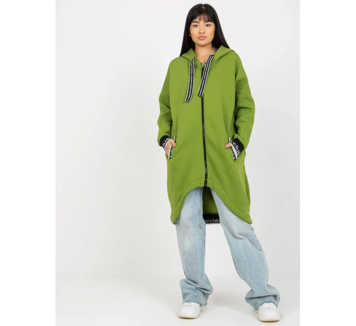 Dámska mikina RV BL 6832.10 svetlo zelená