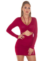 Sexy Bodycon Mini Dress with Cut-Out