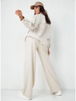 Dámská oversize džínová bunda light beige Dstreet model 21972728 - FashionStreet