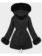 ZIMOWA PARKA DAMSKA NA CZARNA model 21245045 - MHM ZIMOWA PARKA DAMSKA NA CZARNA model 21245045 - MHM