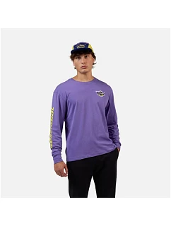 Unisexové tričko ROSSIGNOL SUPER LS TEE, fialové