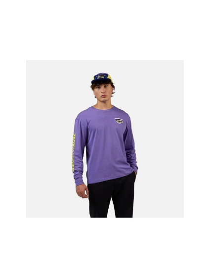 Unisexové tričko ROSSIGNOL SUPER LS TEE, fialové