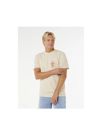 Pánske tričko RIP CURL Search Icon Tee, béžové Pánske tričko RIP CURL Search Icon Tee, béžové
