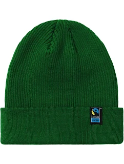 Neutral O 93056 Pletená čiapka z bio bavlny s certifikátom Fairtrade 77.9356 fľaškovozelená