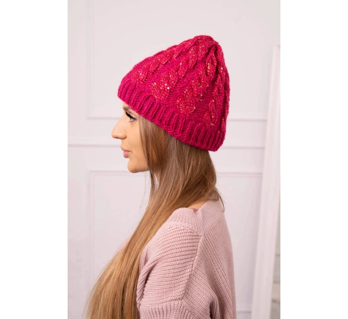 Dámska čiapka Kalina K362 fuchsiová Dámska čiapka Kalina K362 fuchsiová