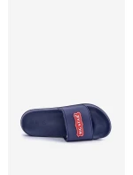 Pánské sandály s logem Big Star model 21678292 tmavě modré - Big Star Shoes Pánské sandály s logem Big Star model 21678292 tmavě modré - Big Star Shoes